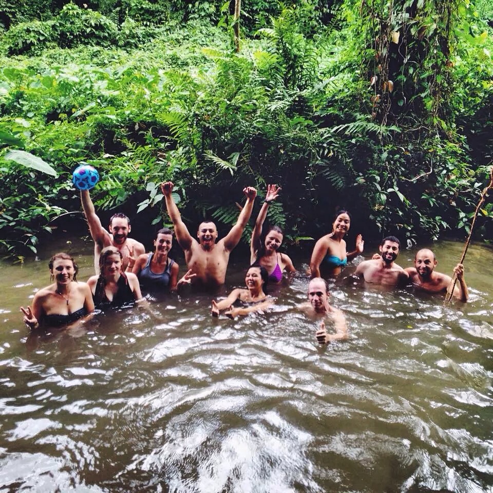 Lake buaton waterfall