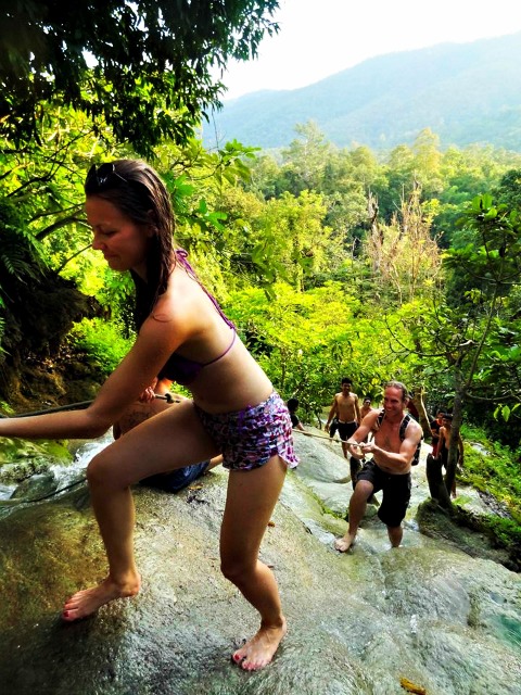 Sticky waterfalls Chiang mai