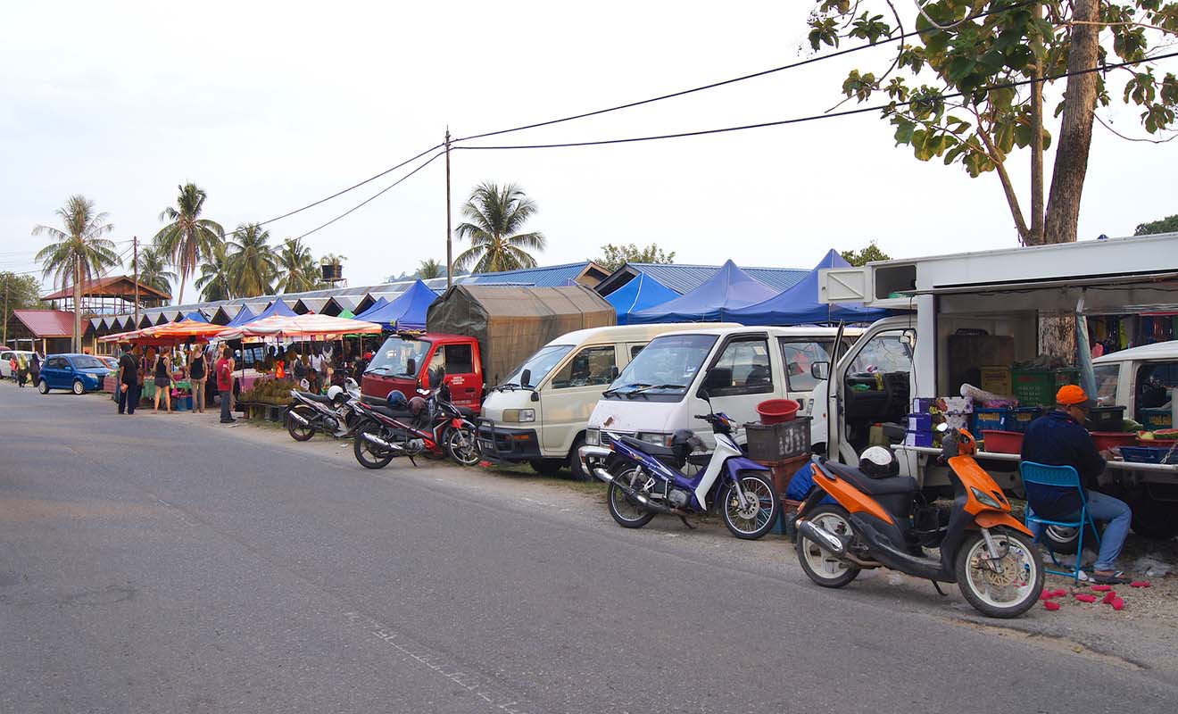 cars on a langkawi street