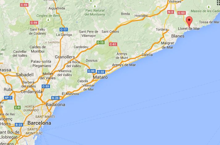 lloret de mar spain map 10 Things Not To Be Missed In Lloret De Mar Spain lloret de mar spain map