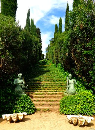 Lloret de mar spain botanic garden Santa Clotilde Gardens