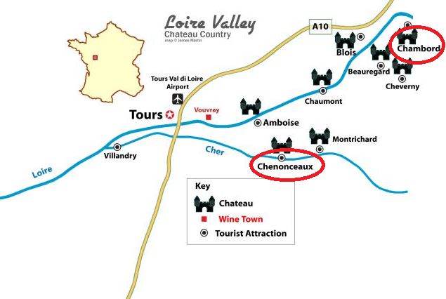 Loire Valley Castles Map Citas Para Adultos En Argentina   Val De Loire Map3 