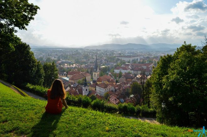 Ljubljana castle view