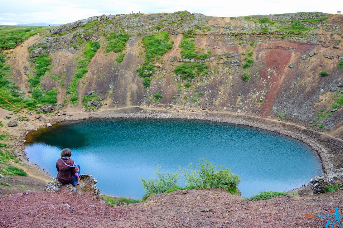 2 crater volcano iceland