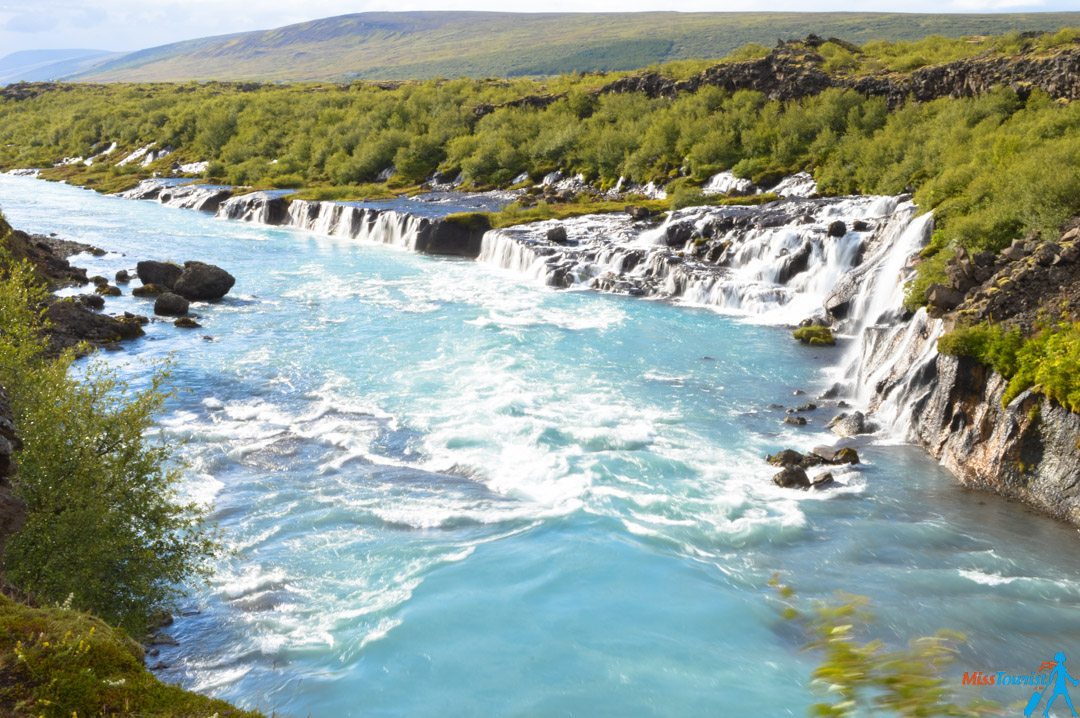 Hraunfossar waterfall Iceland