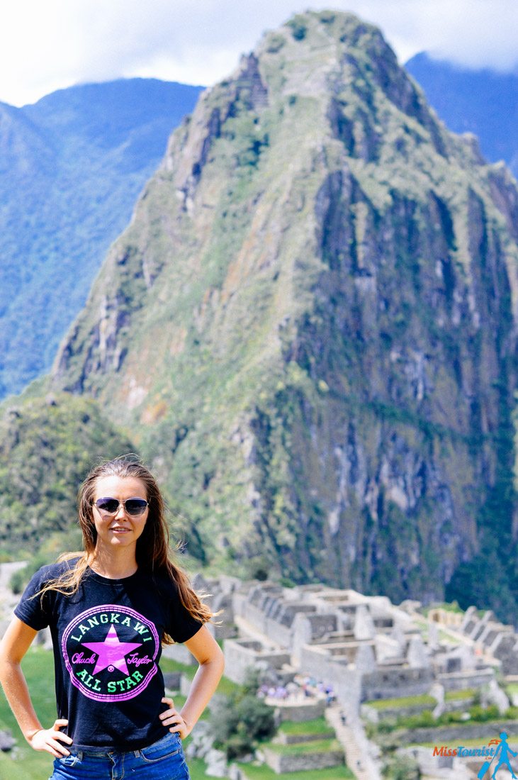 Machu Picchu view on Huyana Picchu