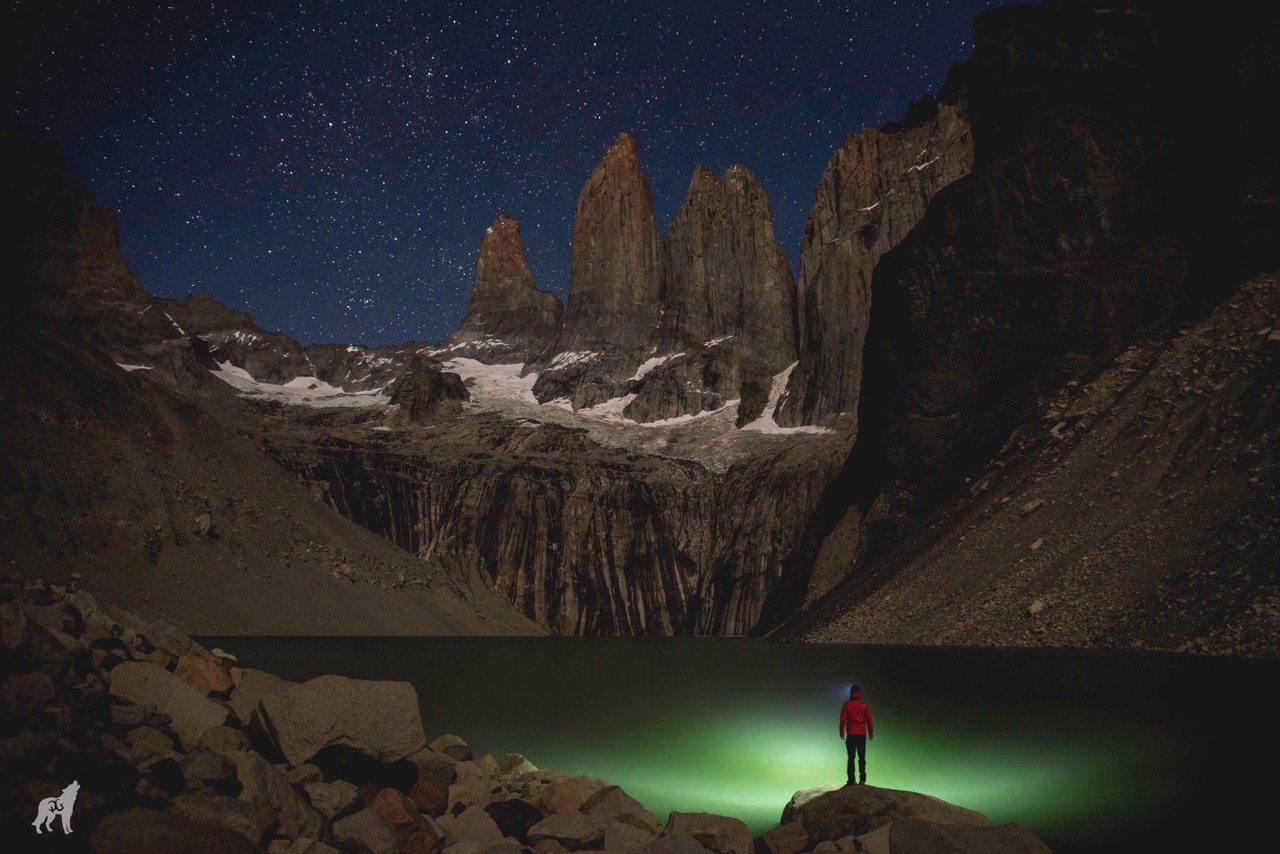 torres del paine night torres del paine trekking