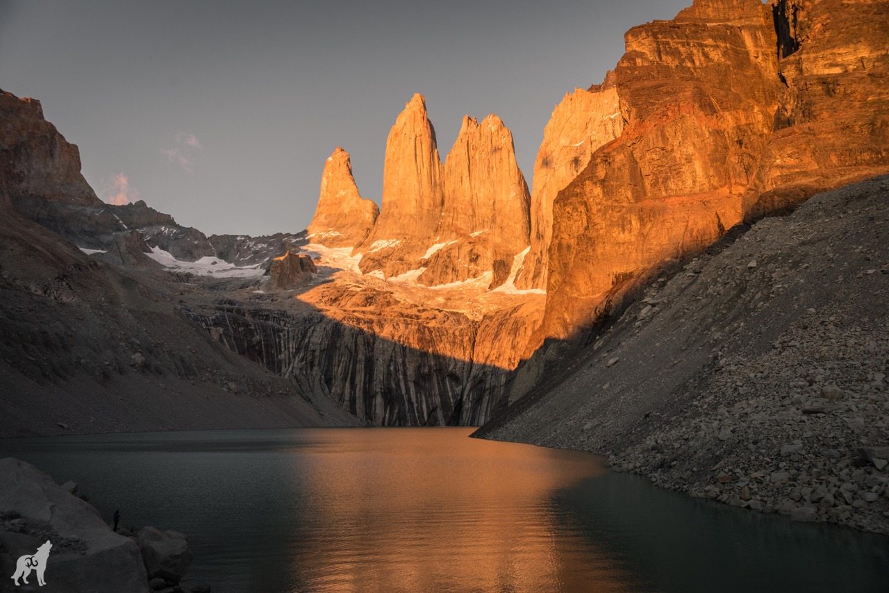 view from Las Torres del Paine