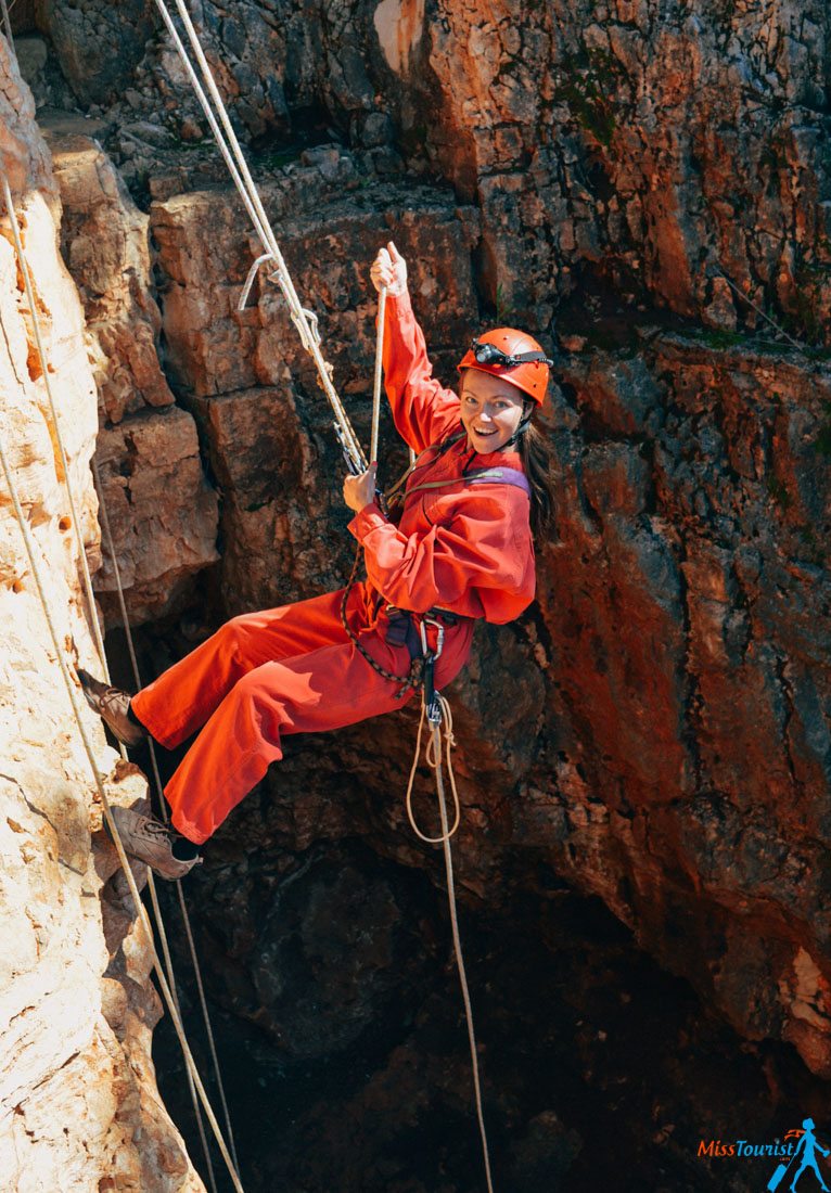 baredine cave rapelling croatia istrian peninsula