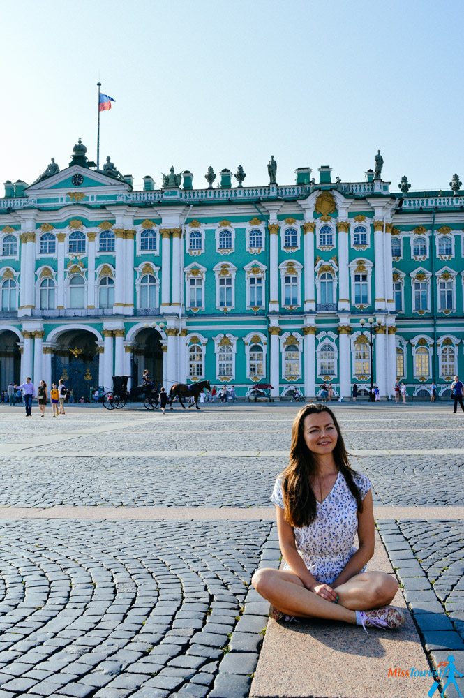 Palace square in the summer St Pete