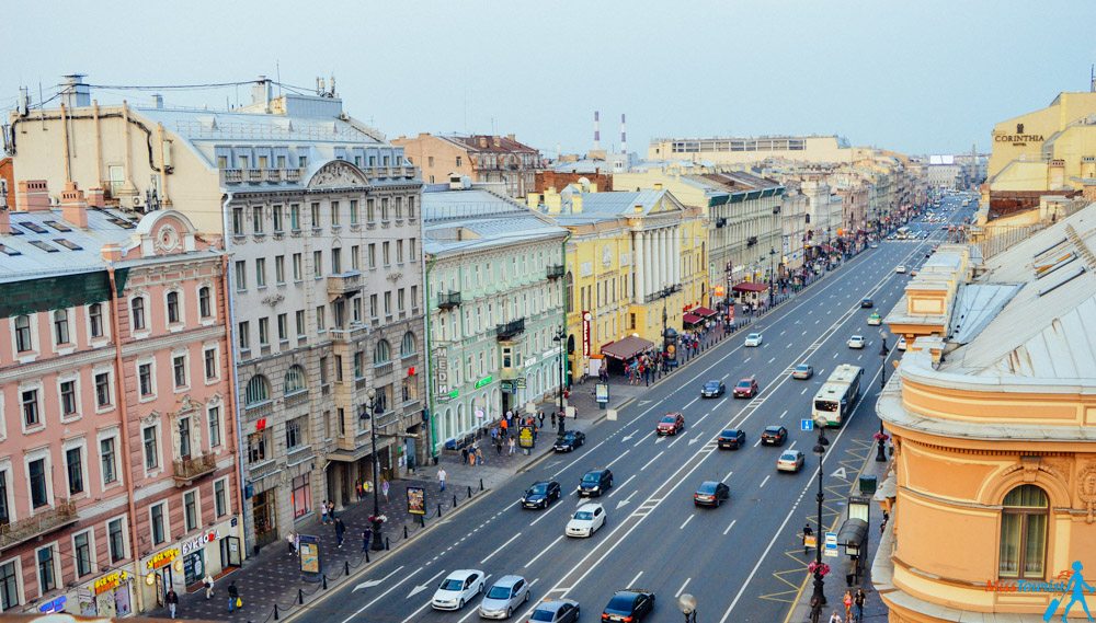 Nevsky prospect St petersburg russia