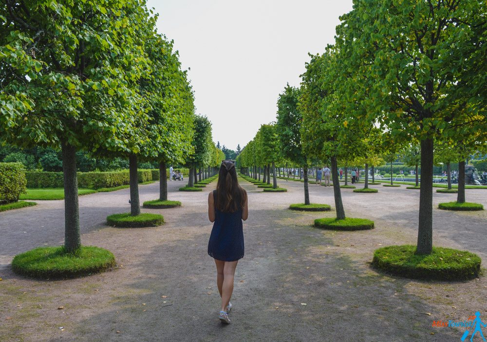 Peterhof park in Saint Petersburg