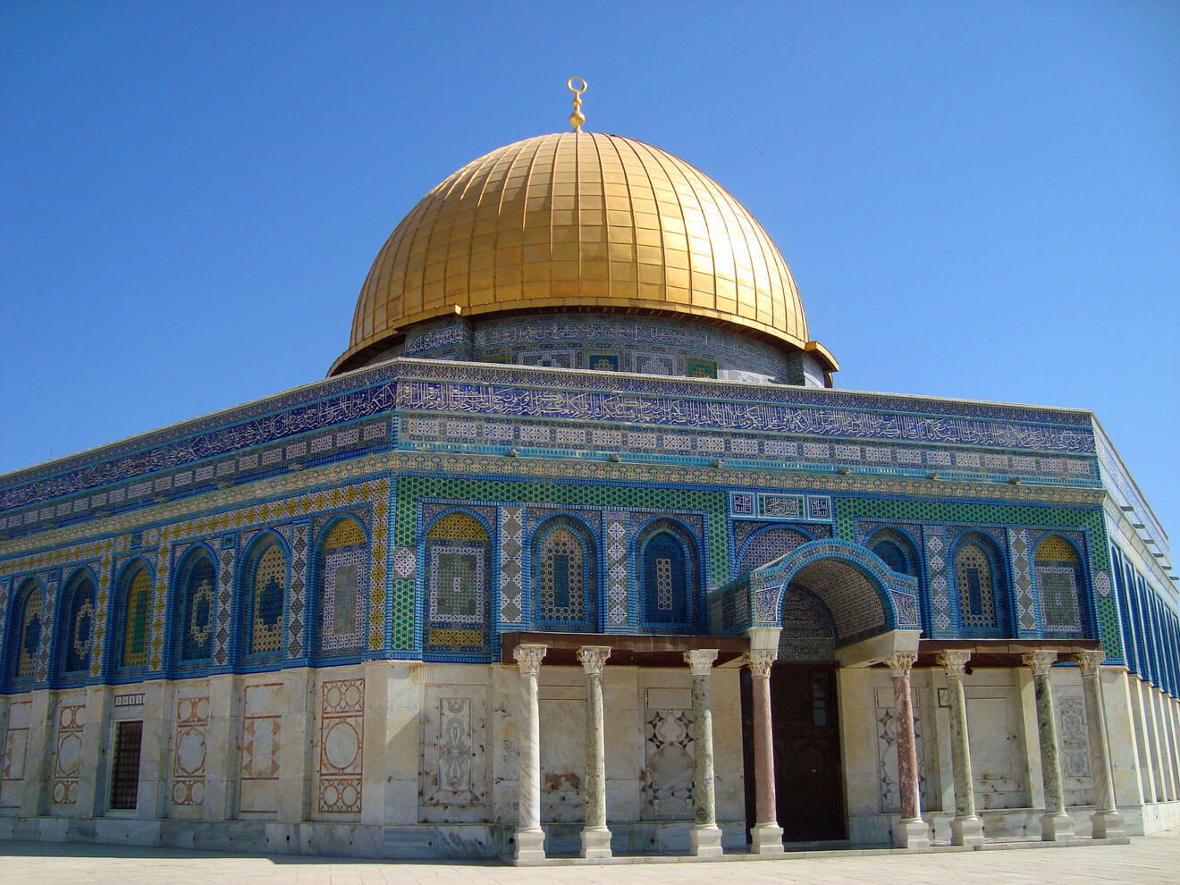 4 dome of the rock architecture Jerusalem Israel