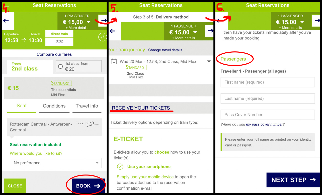 Interrail Eurrail - is it really worth it how to reserve seat in app 2