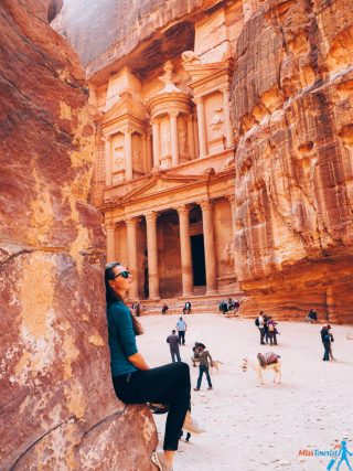 Petra in Jordan wonder photo view