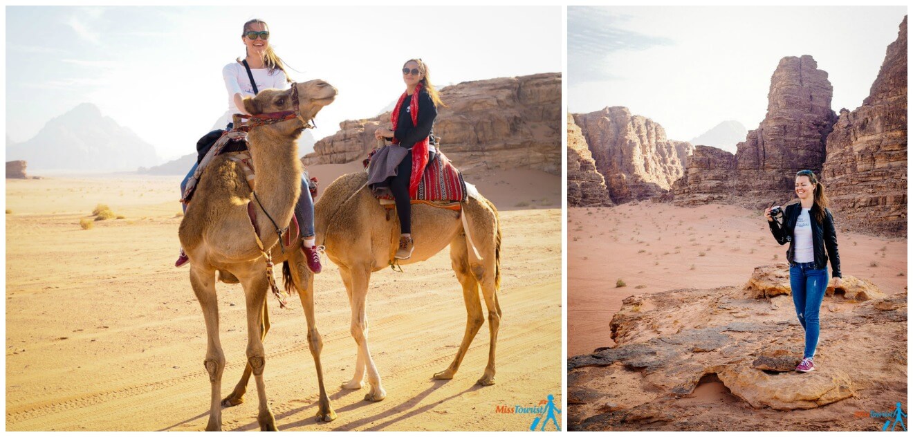 3 wadi rum tours camel ride jeep