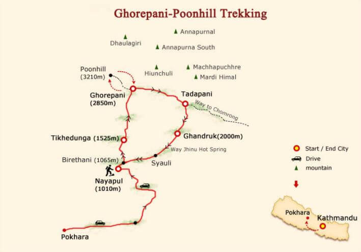 2.0 Poon Hill map trek