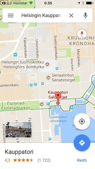 How to walk to the Suomenlinna ferry from the Helsinki Railway Station