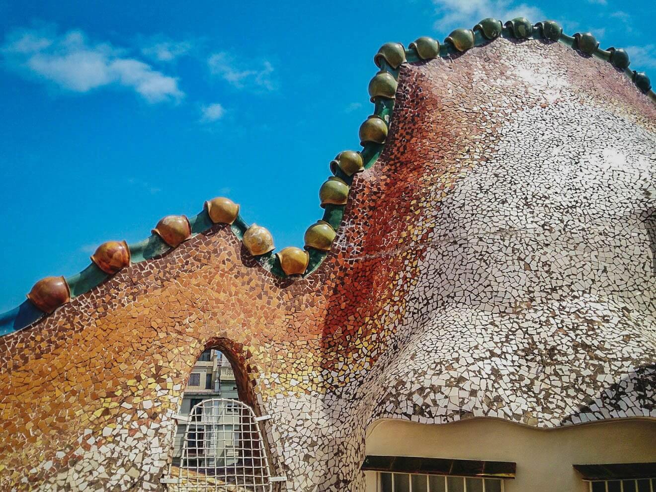 2 Casa Batlló rooftop barcelona with kids