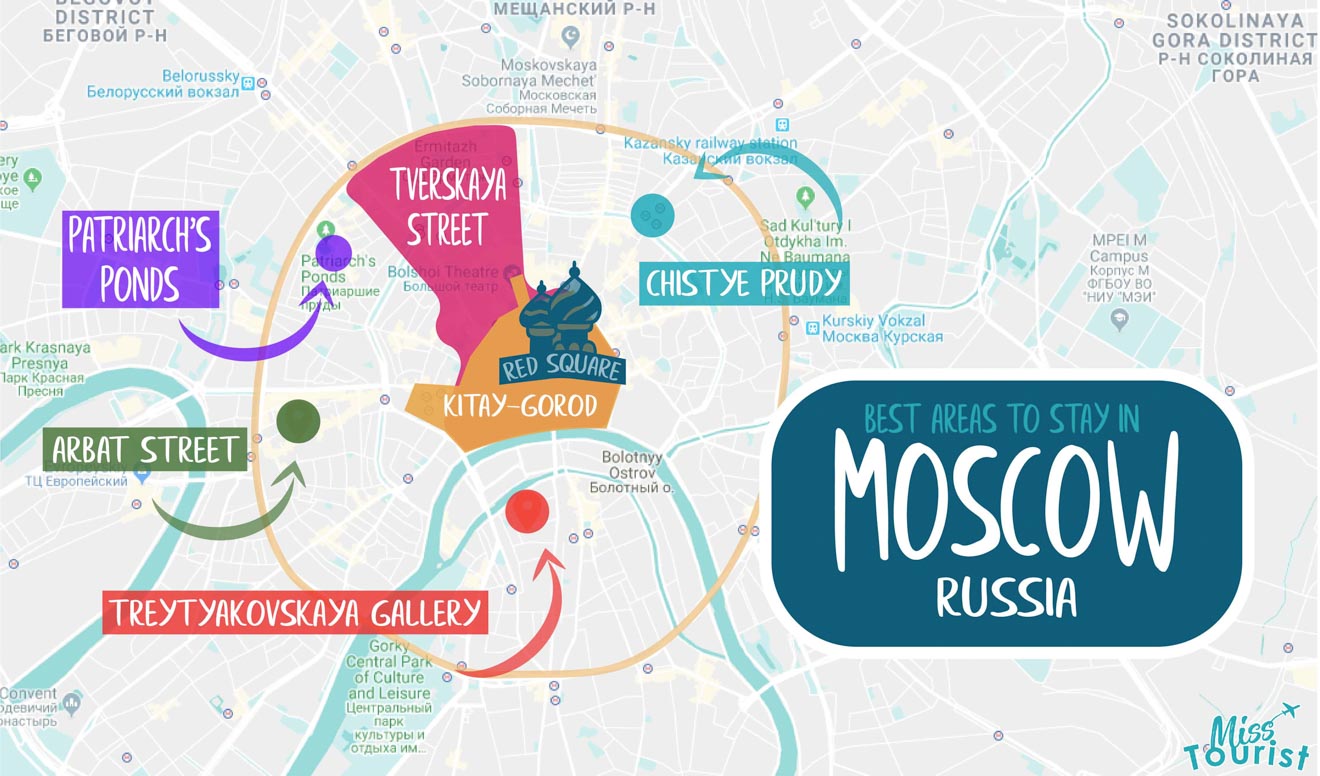 best areas to stay in moscow russia