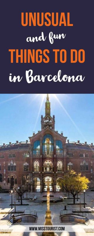 pin 1 Unusual and Fun Things To Do in Barcelona Spain 1