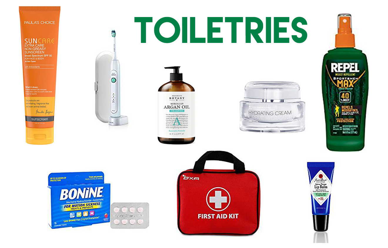 What to pack for your New Zealand trip toiletries