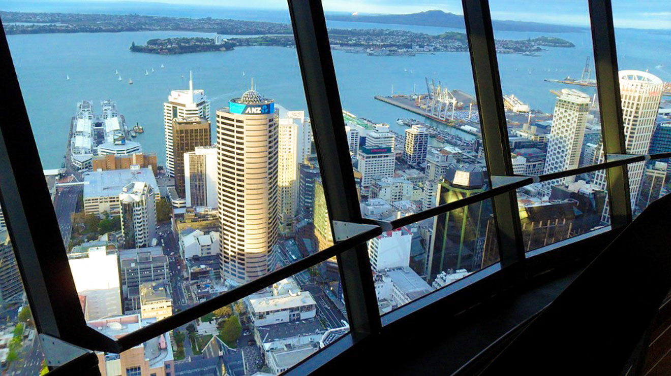 North Island in New Zealand 1 Week Road Trip Auckland Sky Tower
