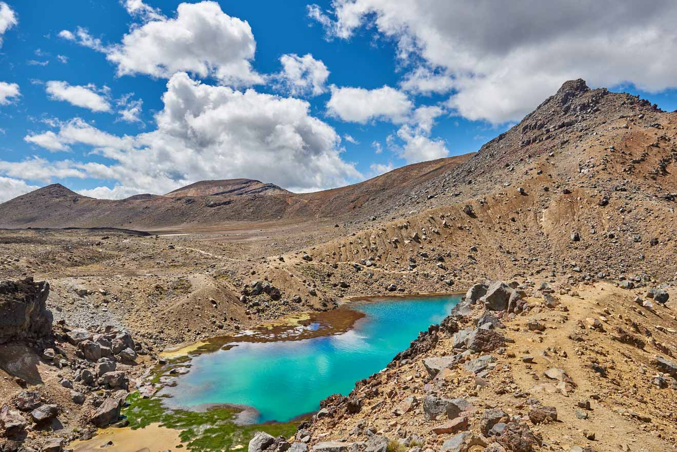 A Perfect Road Trip Around New Zealand in 3 Weeks Tangariro Crossing turquoise lake