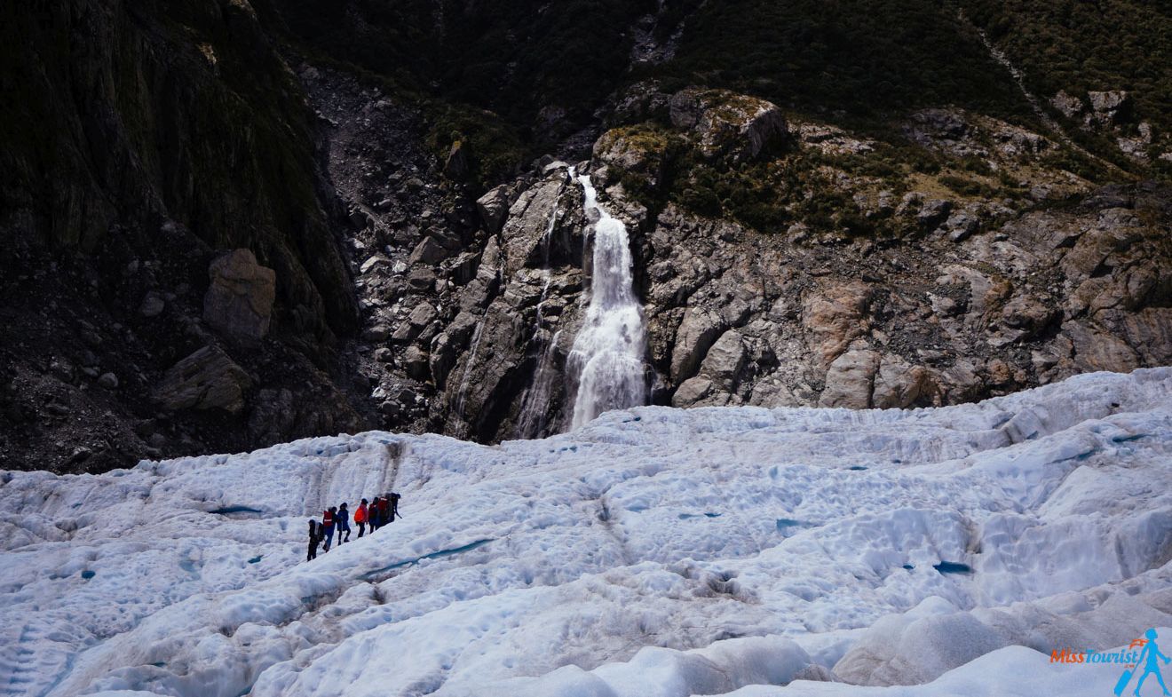 Glacier walk fox New Zealand