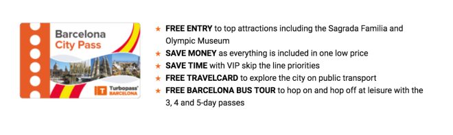 Barcelona Passes – which one is worth the money turbo pass barcelona