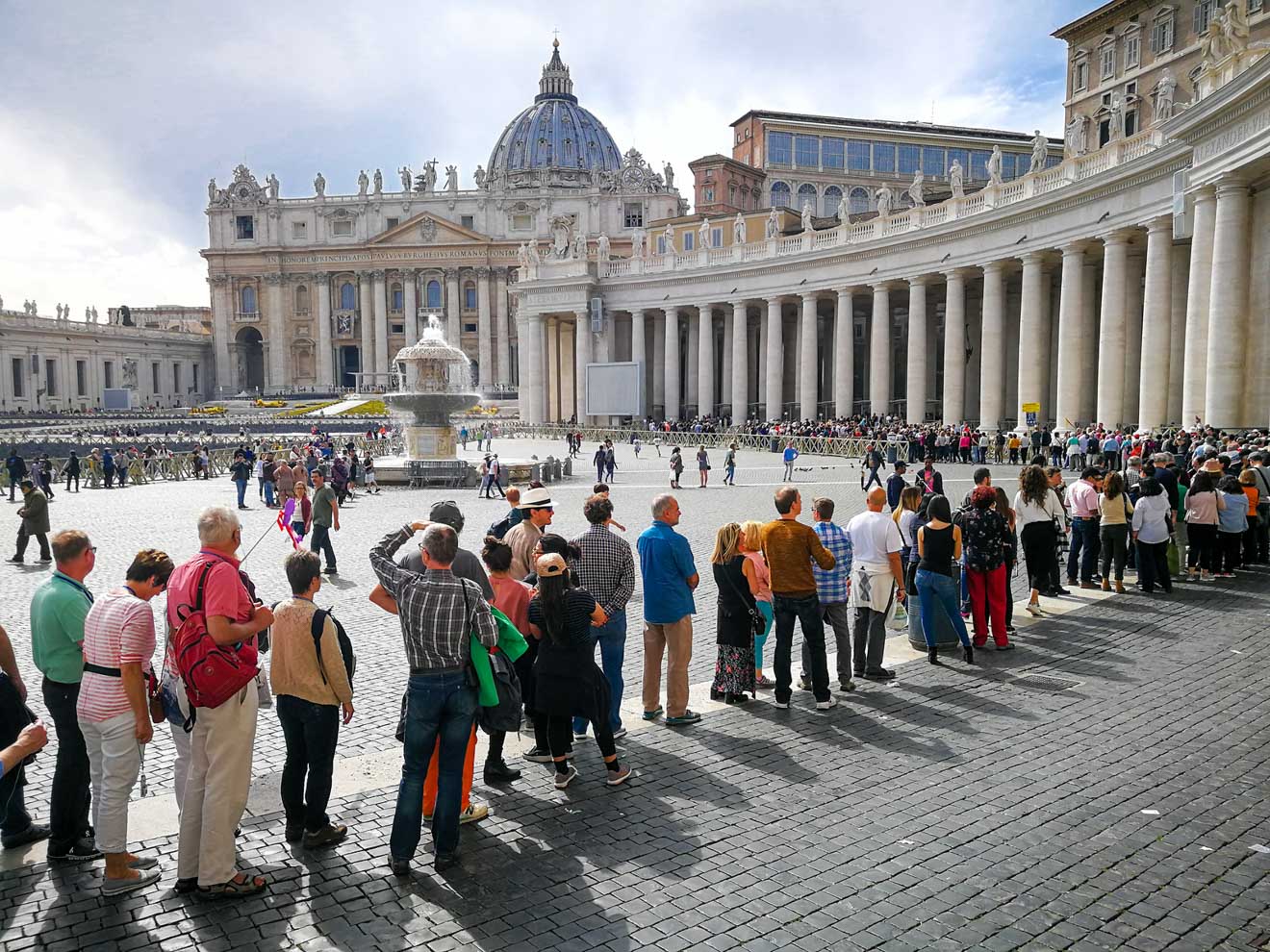 6 most crowded places in Rome and how to avoid the line 2 st peter basilica line