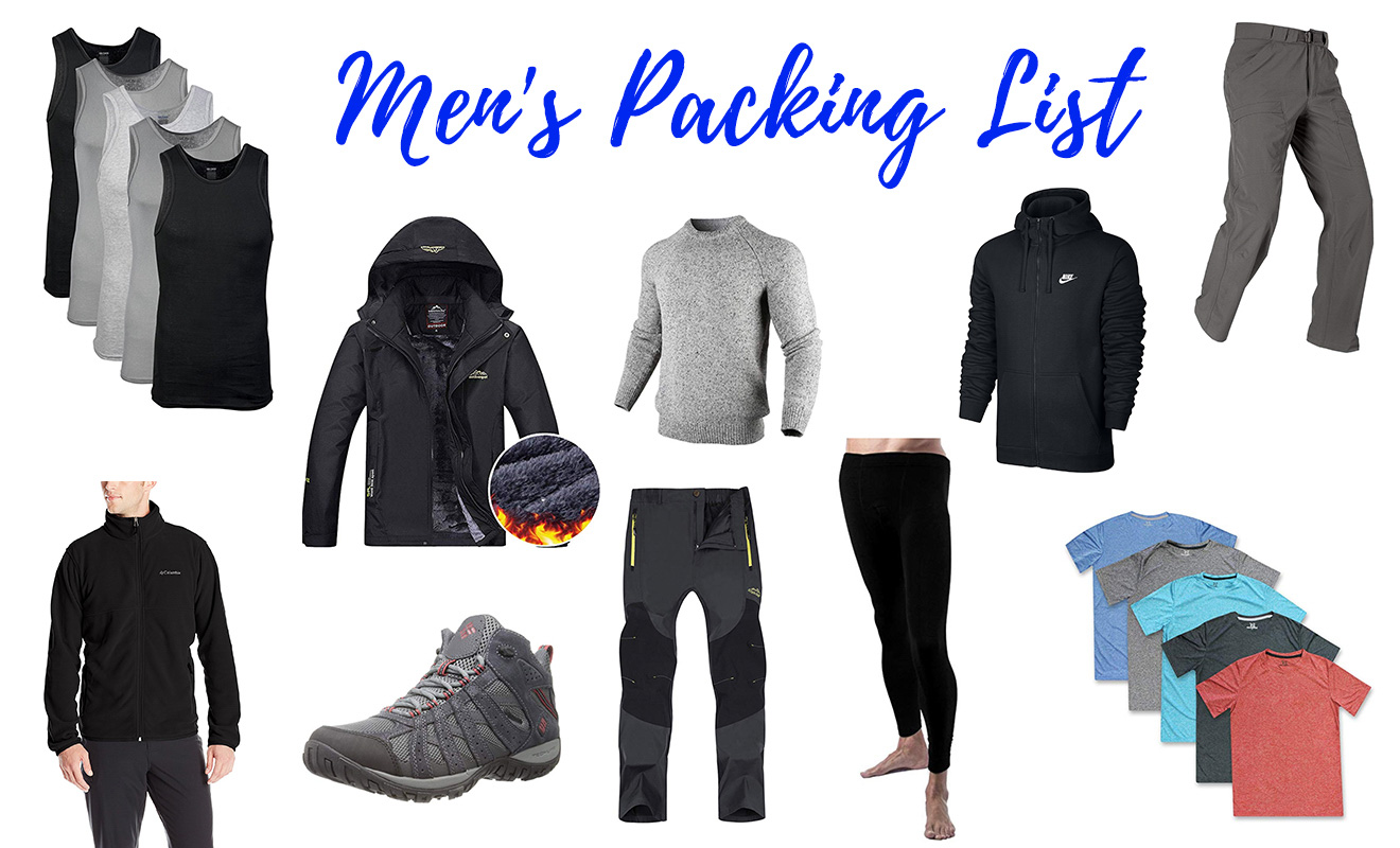 Iceland All Seasons Packing List Men 1