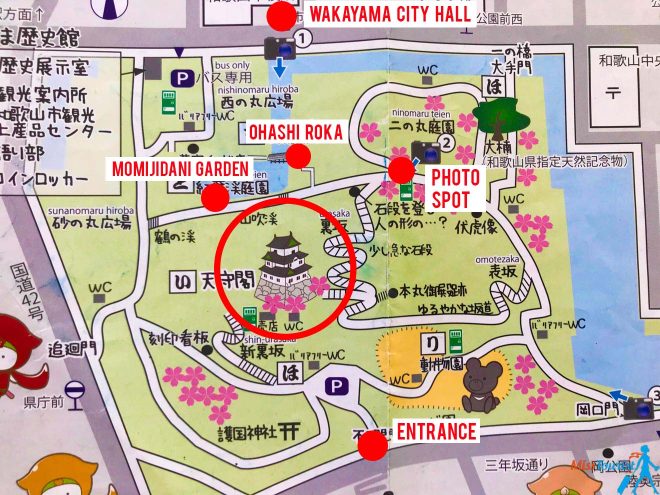 Why You Should Definitely Add Wakayama To Your Japan Itinerary Wakayama Castle Map