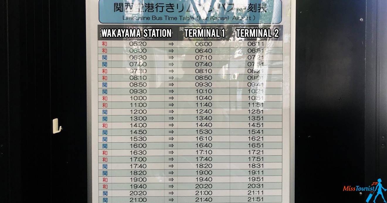 Why You Should Definitely Add Wakayama To Your Japan Itinerary Wakayama to KIX Airport Timetable