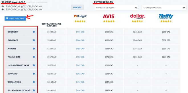 Step-by-step tutorial on how to rent a car on AutoEurope 2