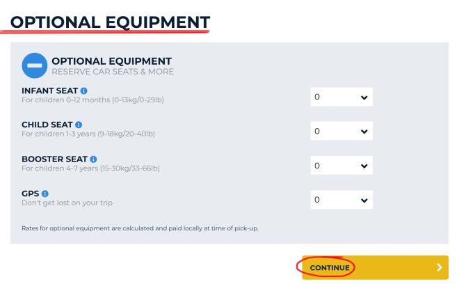 Step-by-step tutorial on how to rent a car on AutoEurope 8