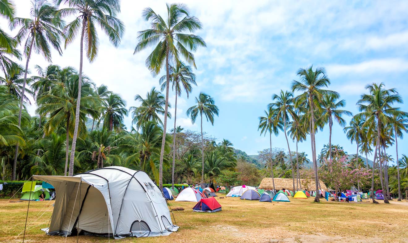 Where To Stay In Tayrona National Park Colombia camp 1