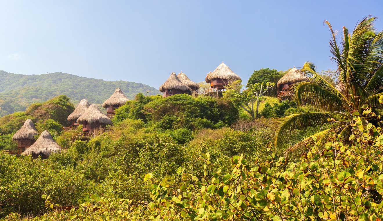 Where To Stay In Tayrona National Park Colombia eco habs