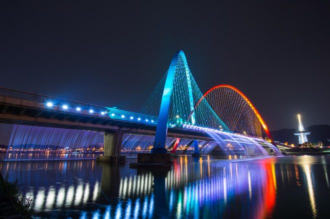 banpo bridge seoul south korea