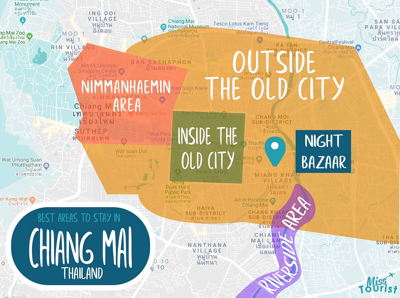 Where to Stay in Chiang Mai, Thailand →4 Best Areas & Hotels