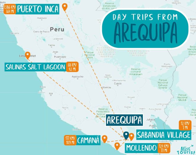 map of arequipa