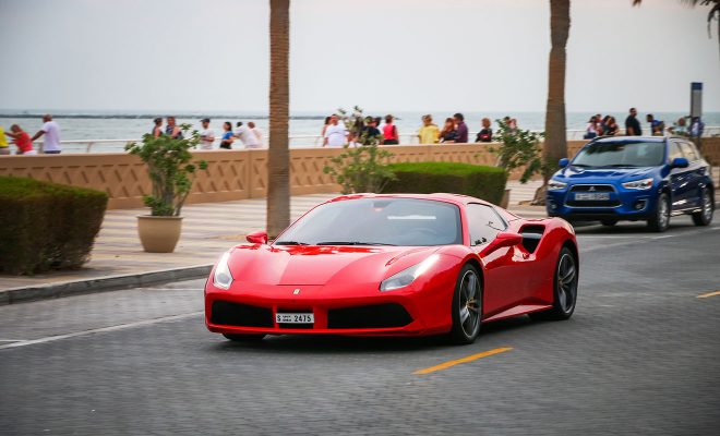 luxury sportscar ferrari