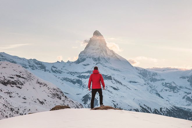 skiing in switzerland in march