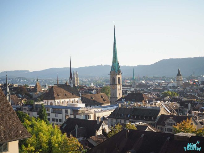 zurich city panoramic view