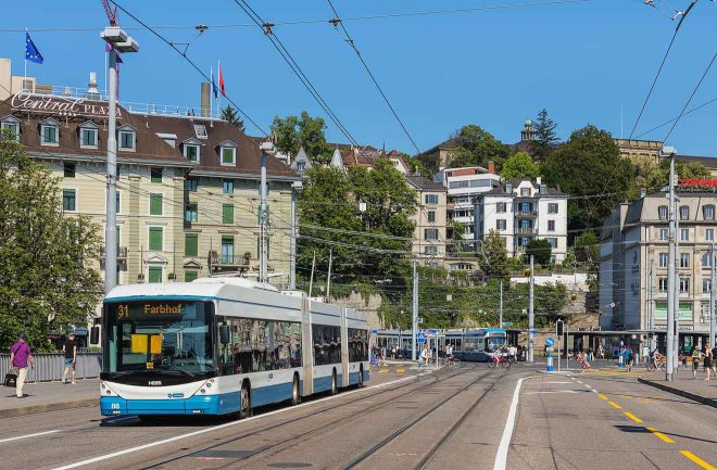 zurich public bus