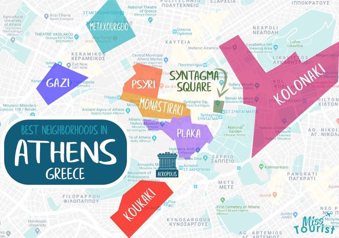 best neighborhoods to stay in athens
