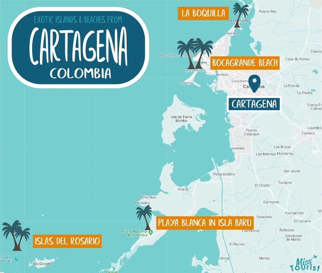 exotic islands cartagena