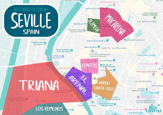 seville districts, where to stay in Sevilla