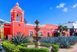 cancun plantage mexiko kolonialgebude misstourist
