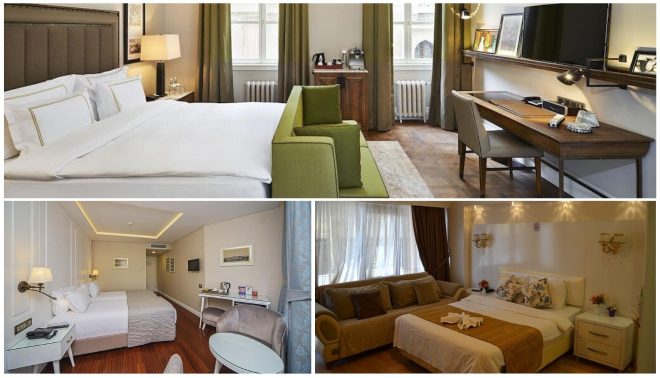 collage of luxury hotels to stay in istanbul on a budget